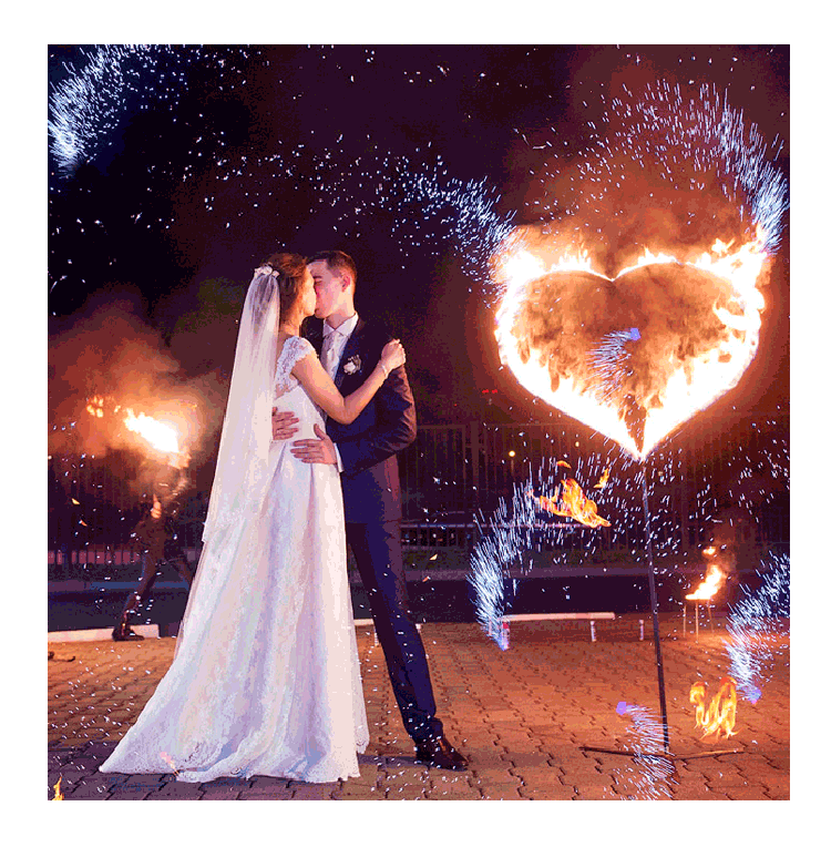 Организация пиротехнического шоу на свадьбу  Орёл | oryol.salutsklad.ru