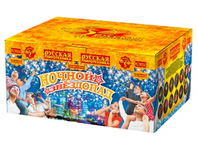 Ночной звездопад Комбинированный Фейерверк купить в Орле | oryol.salutsklad.ru