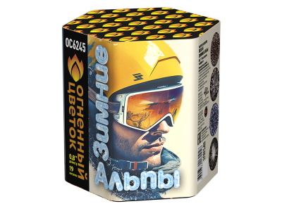 Зимние Альпы Батарея салютов купить в Орле | oryol.salutsklad.ru