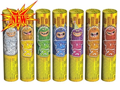 Цветной дым 25 Цветной дым купить в Орле | oryol.salutsklad.ru